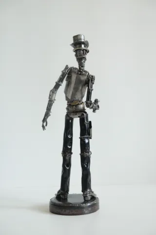 «Cowbot», escultura de Pedro Cuellar
