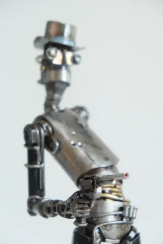 «Cowbot», escultura de Pedro Cuellar