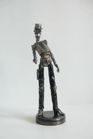 «Cowbot», escultura de Pedro Cuellar