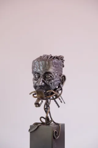 «Head 01», escultura de Pedro Cuellar