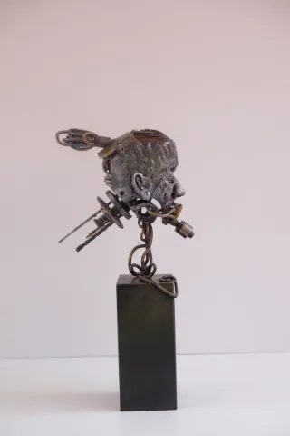 «Head 01», escultura de Pedro Cuellar