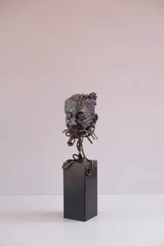 «Head 01», escultura de Pedro Cuellar