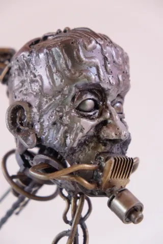 «Head 01», escultura de Pedro Cuellar