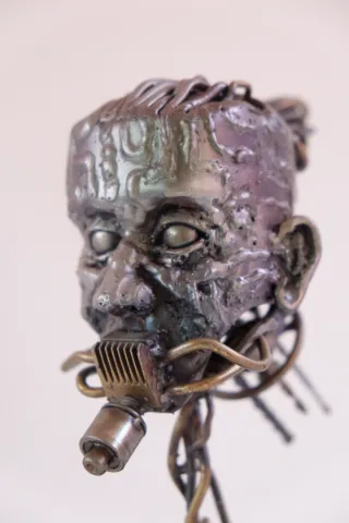 «Head 01», escultura de Pedro Cuellar