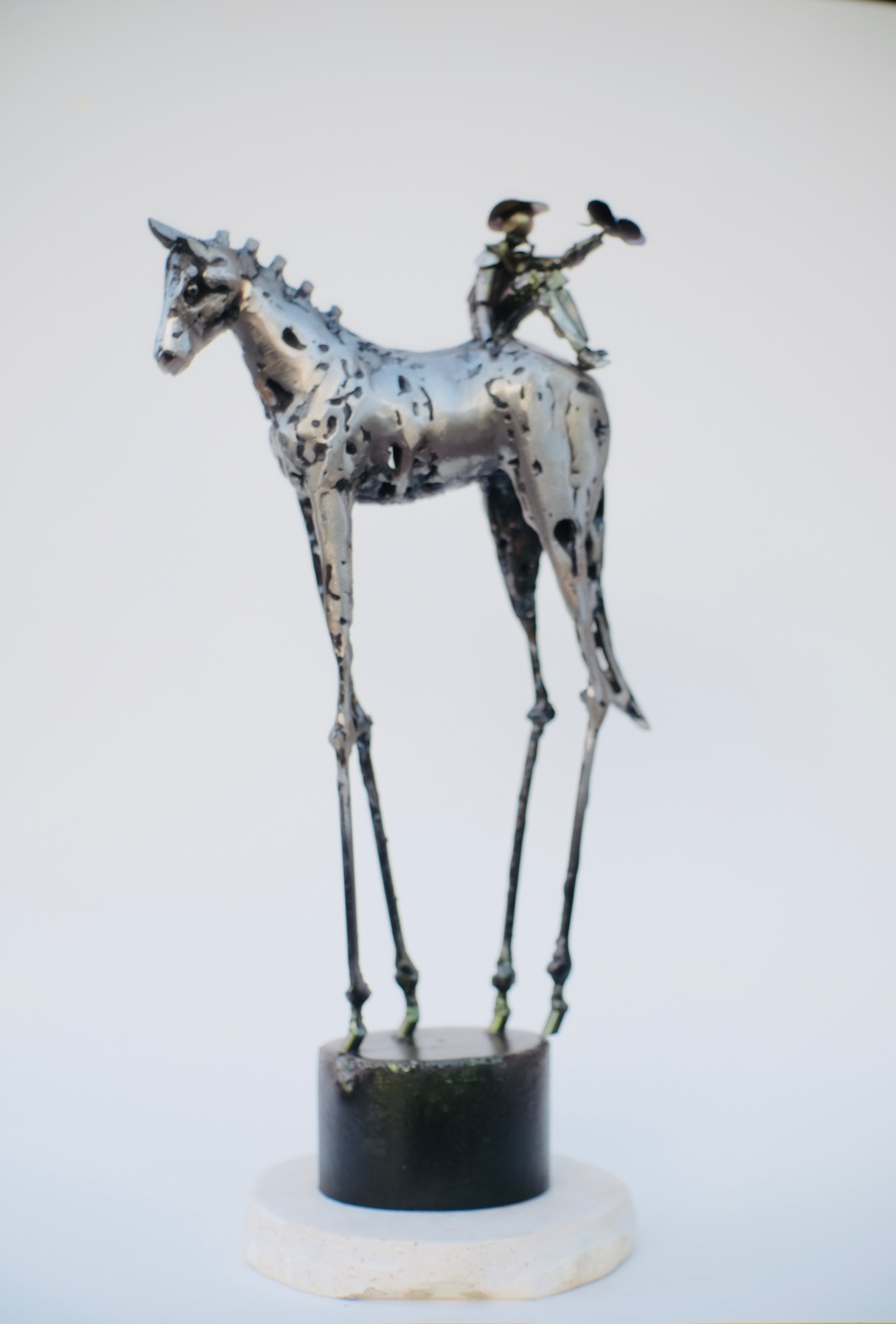 «Long trip», escultura de Pedro Cuellar