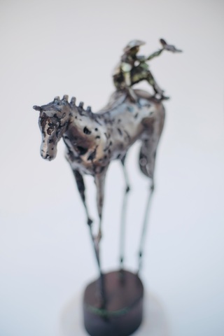 «Long trip», escultura de Pedro Cuellar