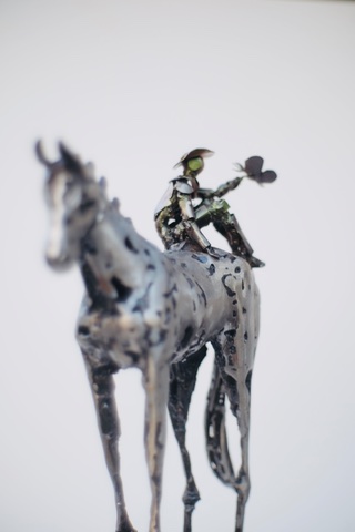 «Long trip», escultura de Pedro Cuellar
